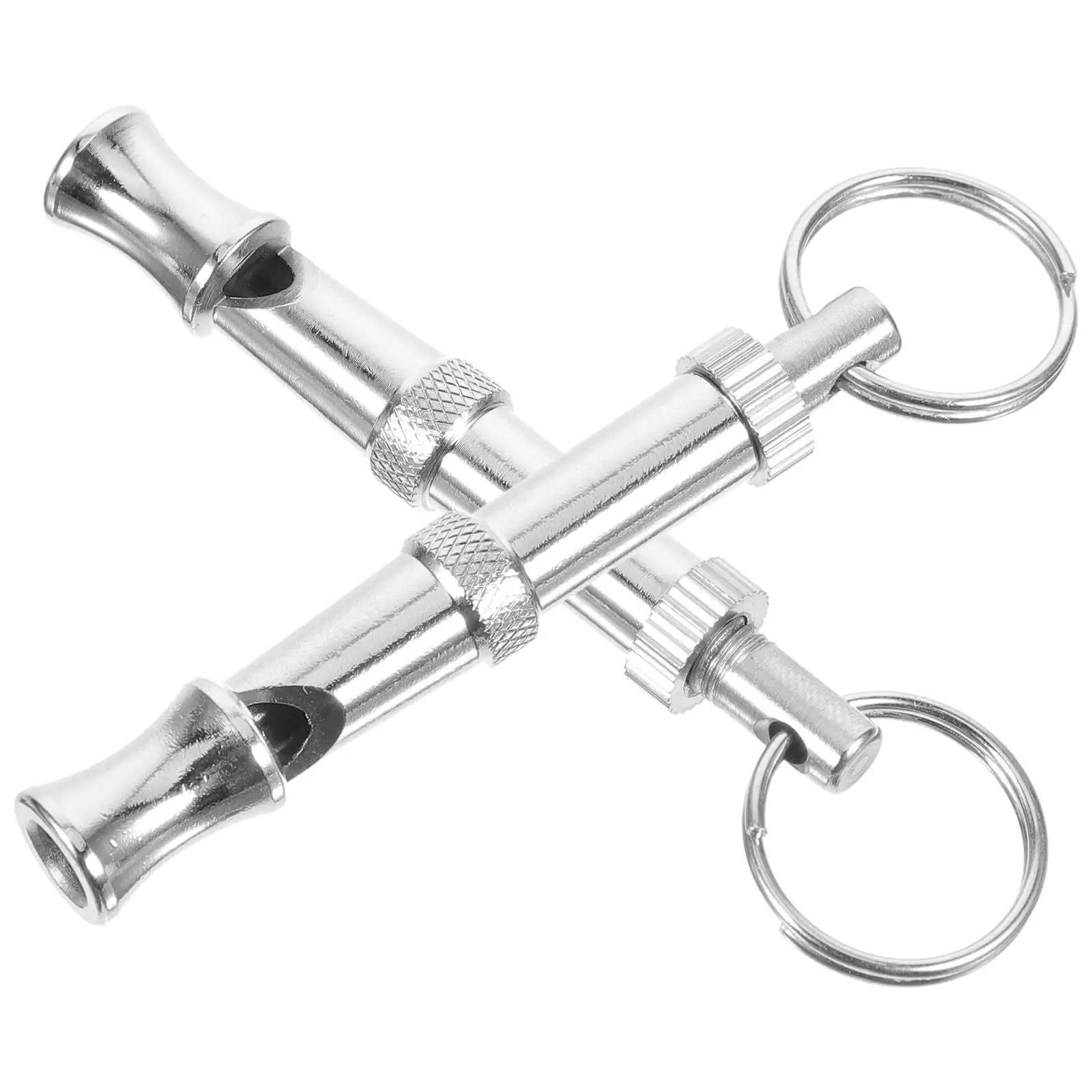

2 Pcs Dog Training Whistle Husky for Dogs Sound Old Fashioned Metal Pet Accessories