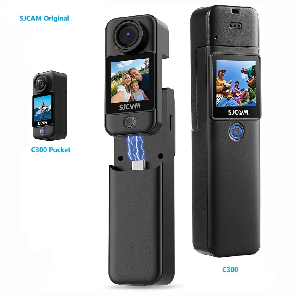 SJCAM C300 128G 4K Waterproof Action Camera with 6-Axis Stabilization 154° Wide Angle WiFi