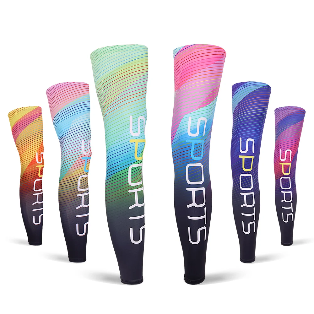 

Sports Safety Leg Sleeves Anti UV Basketball Leg Protectors Cycling Leg Warmer Sports Leggings Running Soccer Hiking Leg Gaiter