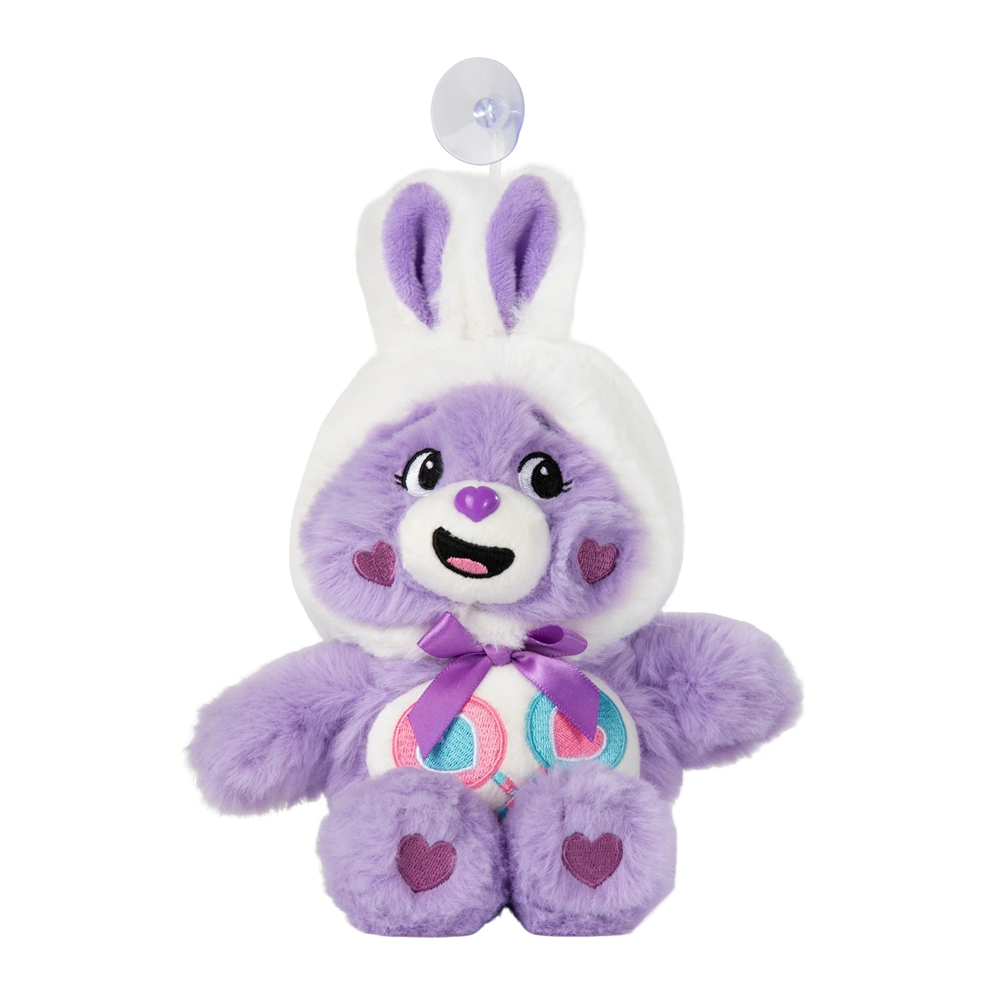 Original Care Bears 22cm Saugnapf-Plüsch-Anhänger Glänzender Liebesbär Cartoon-Puppe Heim- und Bürodekoration Geburtstags- und Feiertagsgeschenk für Mädchen – Detail 6