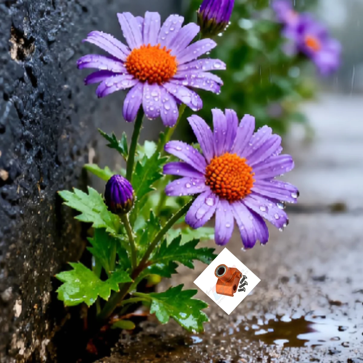 GPM アルミステアリングアセンブリ ベアリング付き KYOSHO 1/8 バイク NSR500用