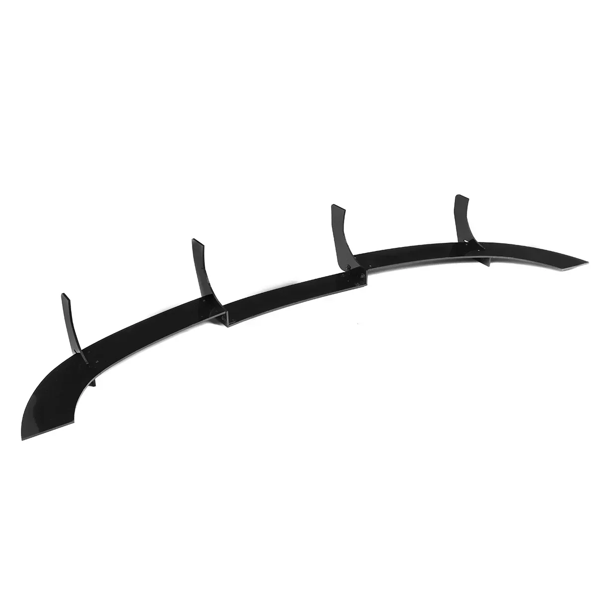 Balck R32 Car Rear Diffuser Lip Rear Side Splitters For VW For Golf MK5 R32 2005-2009 ABS Car Rear Bumper Lip Diffuser Body Kit