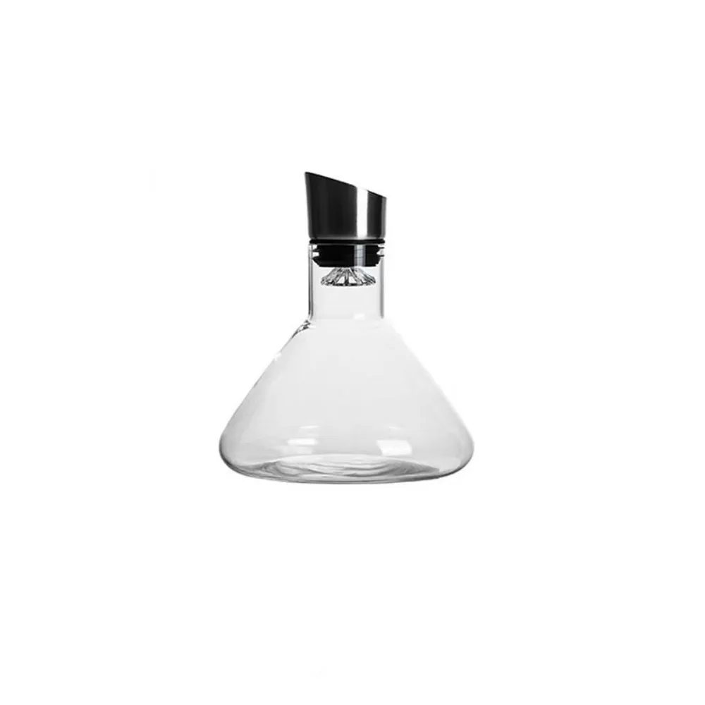 Wine Dispenser Mountain Shaped Iceberg Decanter Glass Clear Aerator Quick 1500ml Wine Aerating Pourer Party
