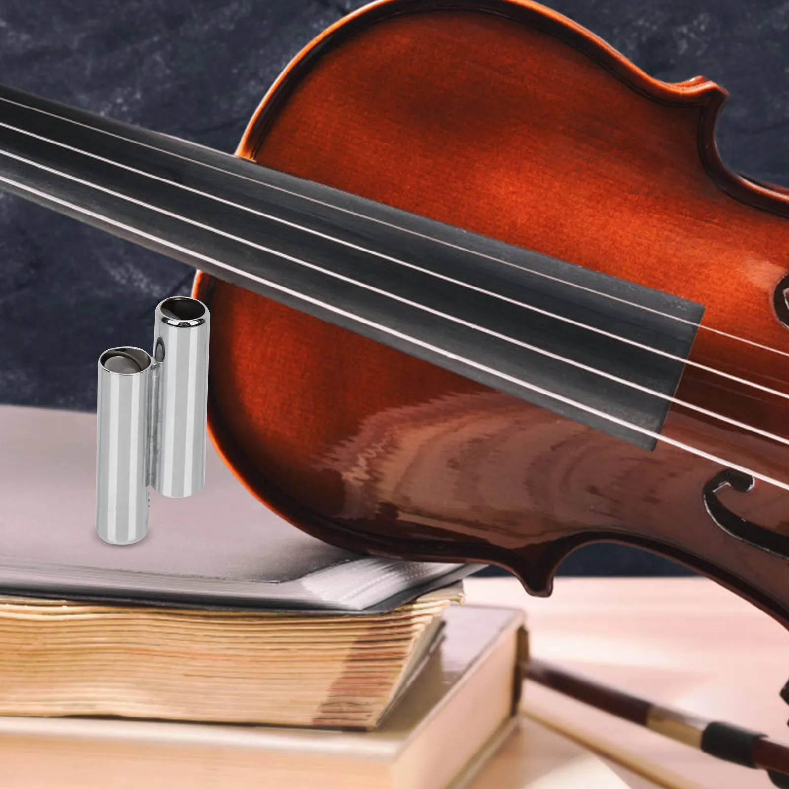 Tuner for Violin Musical Instrument Fine Professional Tuners Instruments Silver