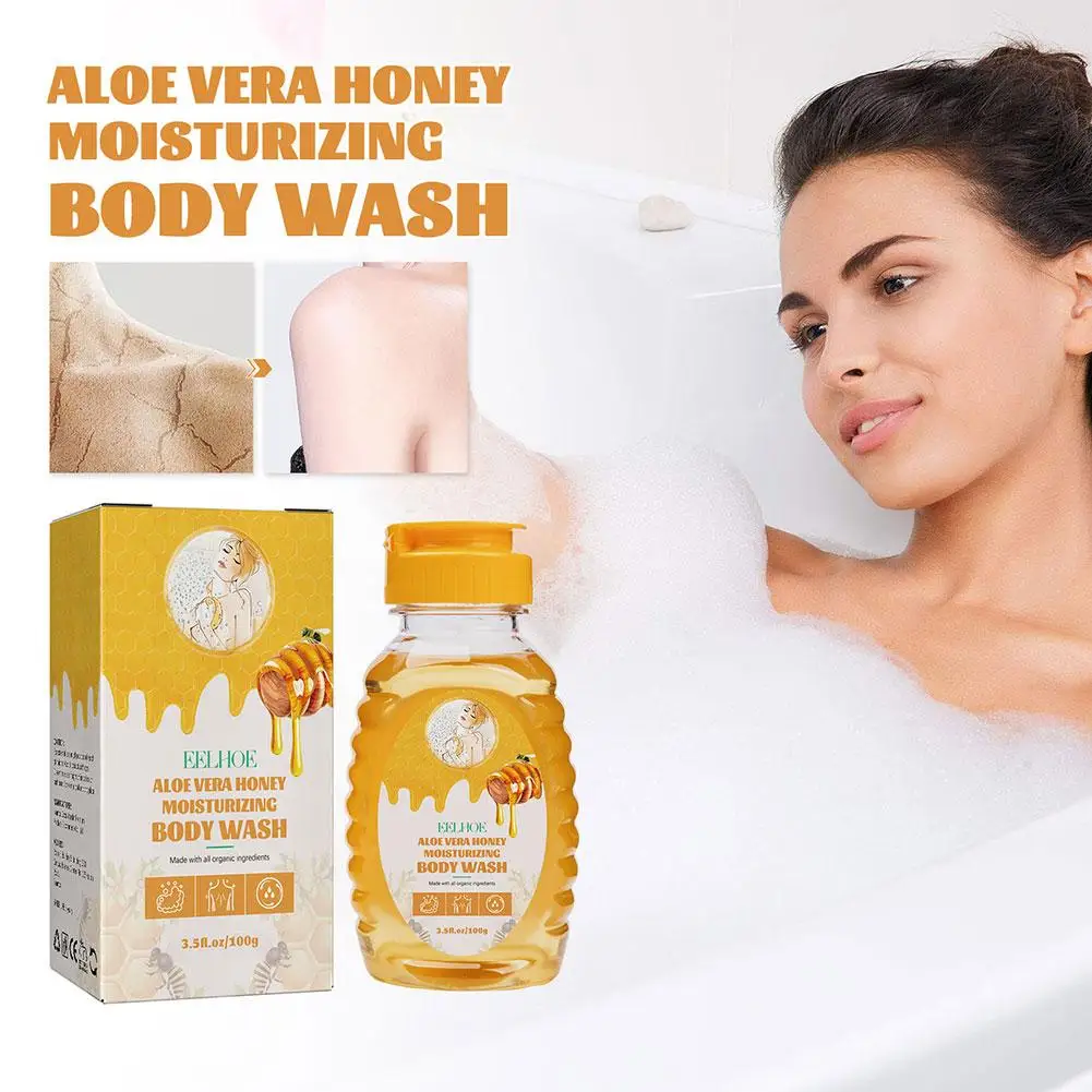 Honey Shower Gel Exfoliating Firming Whitening Refreshing Cleansing Skin Moisturizing Shower Gel Body Floral Lotion