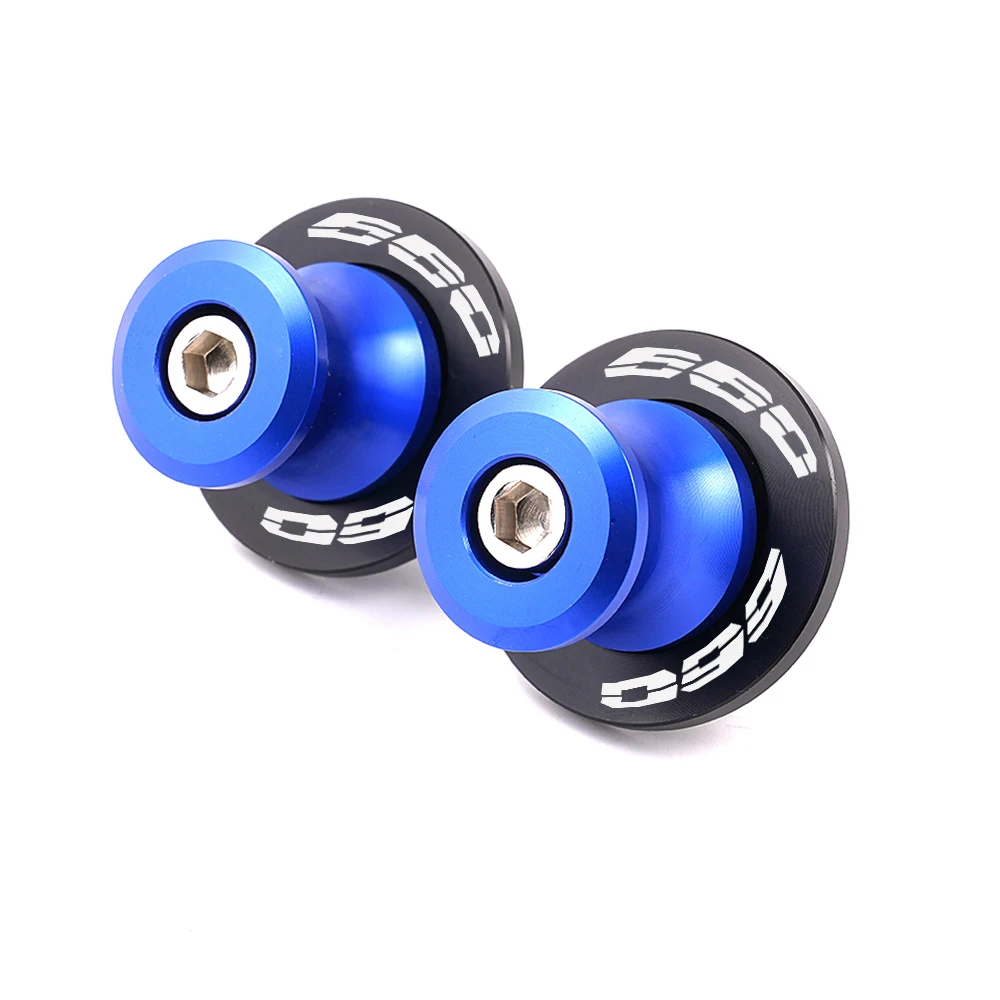 يصلح للانتصار Trident660 ترايدنت 660 2024 2023 2022 2021 دراجة نارية CNC M8 Swingarm بكرة المنزلق حامل مسامير