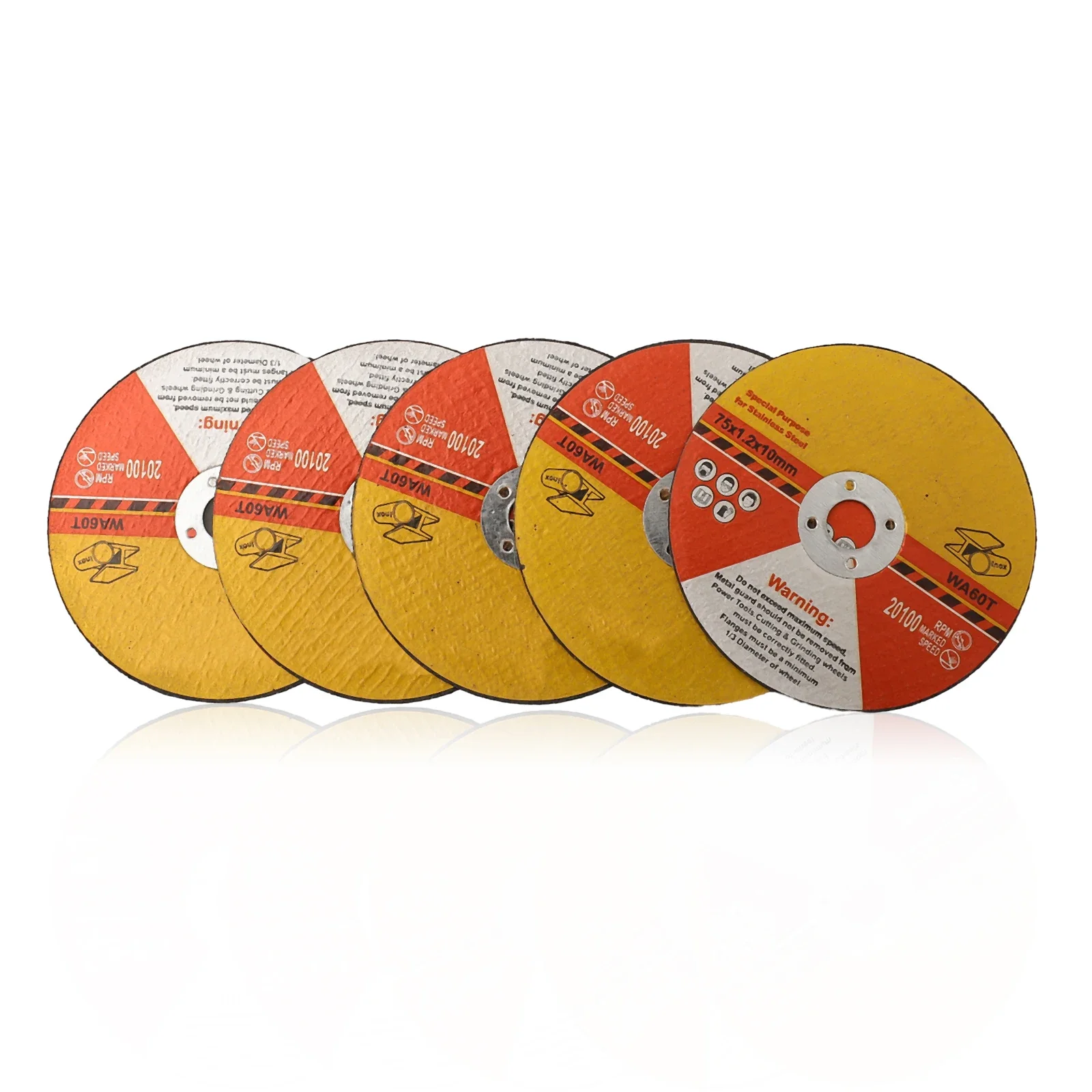 15 Stuks Cirkelhars Zaagblad 75Mm Snijschijf Slijpschijf 10Mm Boring Voor Haakse Slijper Machine Elektrische Gereedschappen Accessoires