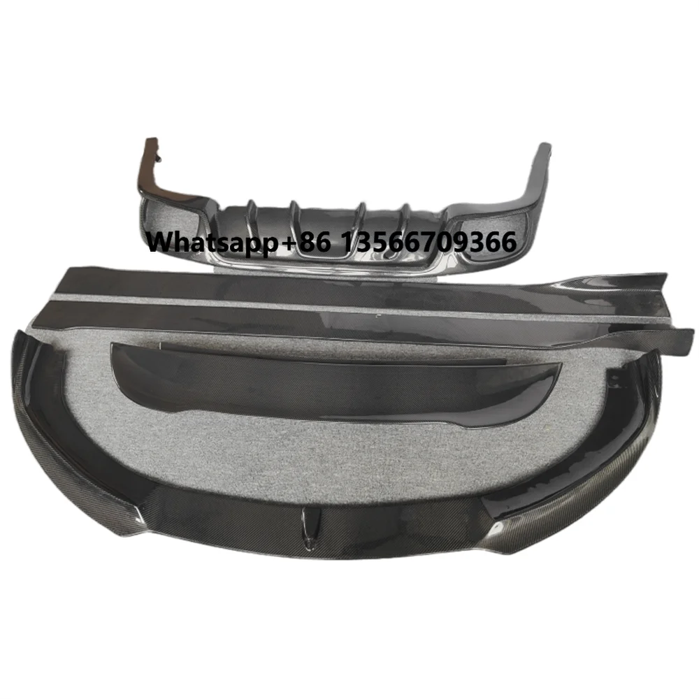 

10-13 Year for Porsche Panamera 970.1 Body Kit Carbon Fiber A-Style Front Lip Rear Diffuser Side Skirts Rear Spoiler