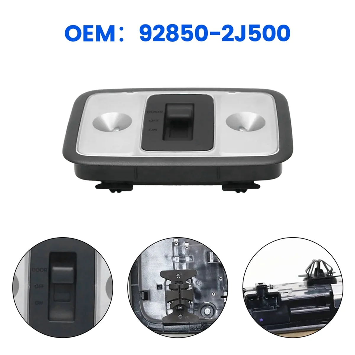 مجموعة مصابيح غرفة السيارة الكلاسيكية 928502J500 لكيا بوريغو موهاف 2016+