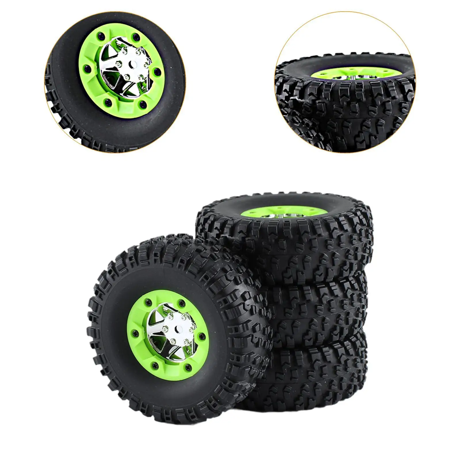 Pneus de carro rc, 4 unidades, escala 1/12, peças sobressalentes, peças de atualização, pneus de roda, pneu macio, para caminhões wltoys, veículos, modelo crawler