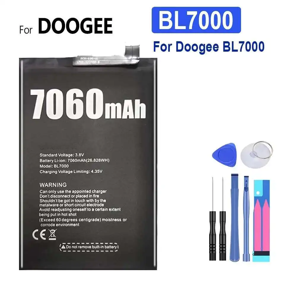

7060mAh High-Capacity Premium Replacement For Doogee BL7000 Mobile Phone Battery