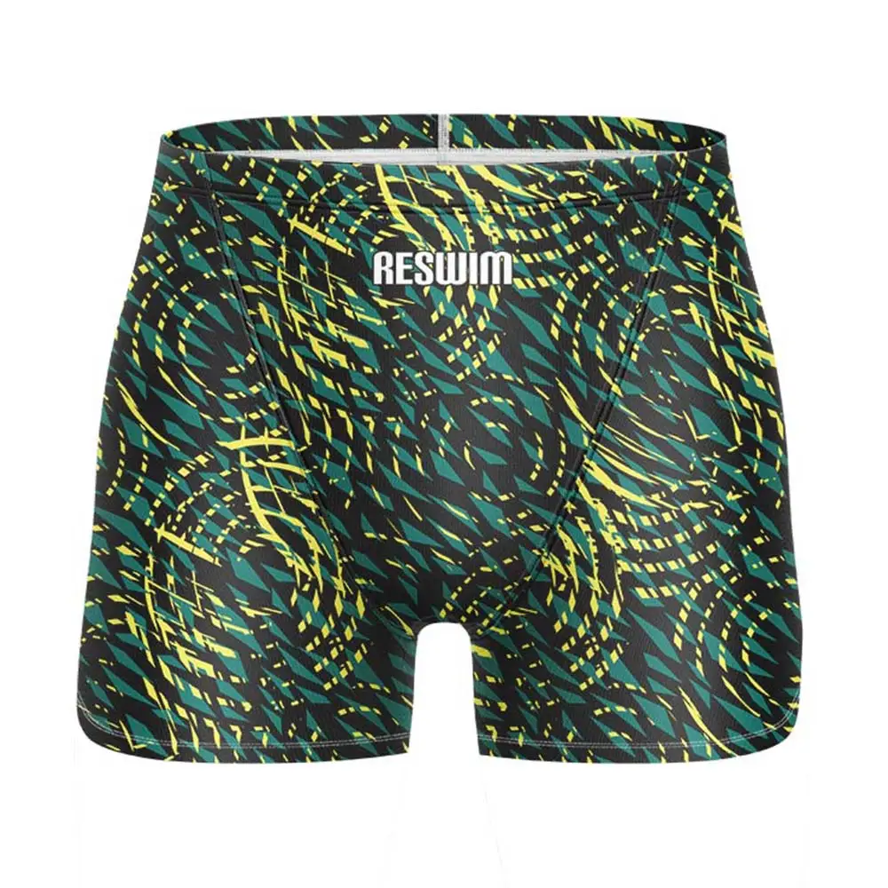 Summer Men's Jammers Swimsuit Swimming Tights Shorts Swim Trunks Water Sports Training Pants Diving Beach Surfing Swimwear UPF50
