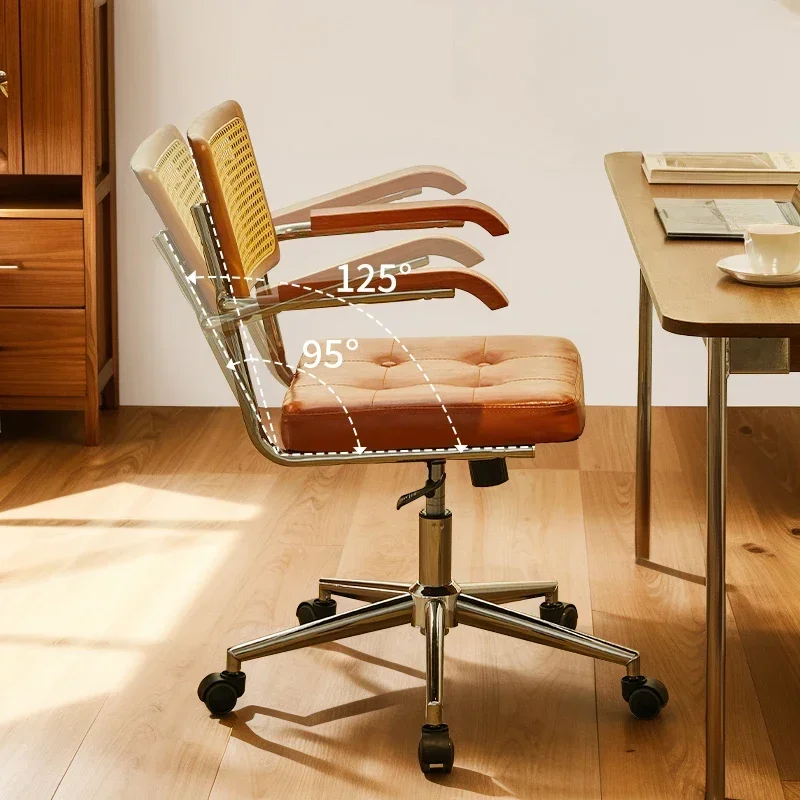 

Home Computer Chair Ergonomic Office Comfortable Sedentary Bedroom Chair Study Desk Backrest Lift Swivel Chaisse Furniture