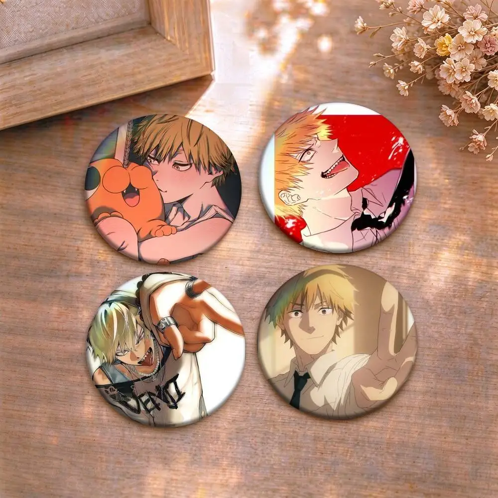 Chainsaw Man Denji  Badge Metal Decorative Brooch Pins for Backpack Clothes Jacket Accessories,Souvenir Gift