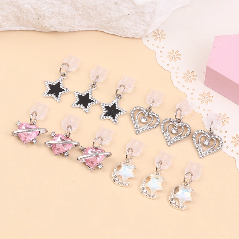 

1 шт./3 шт., водный бриллиант, звезда любви, красивая пылезащитная заглушка для телефона, аксессуары, украшение, подвесной кулон для Type-C