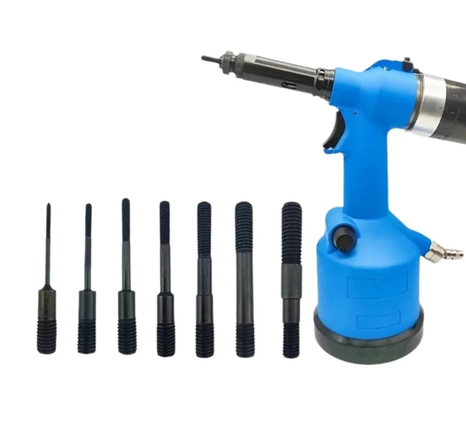 Pneumatic Hydraulic Rivet Nut Gun, Metric M3-M12 Automatic Rivnut Tool for Industrial Sheet Metal Processing
