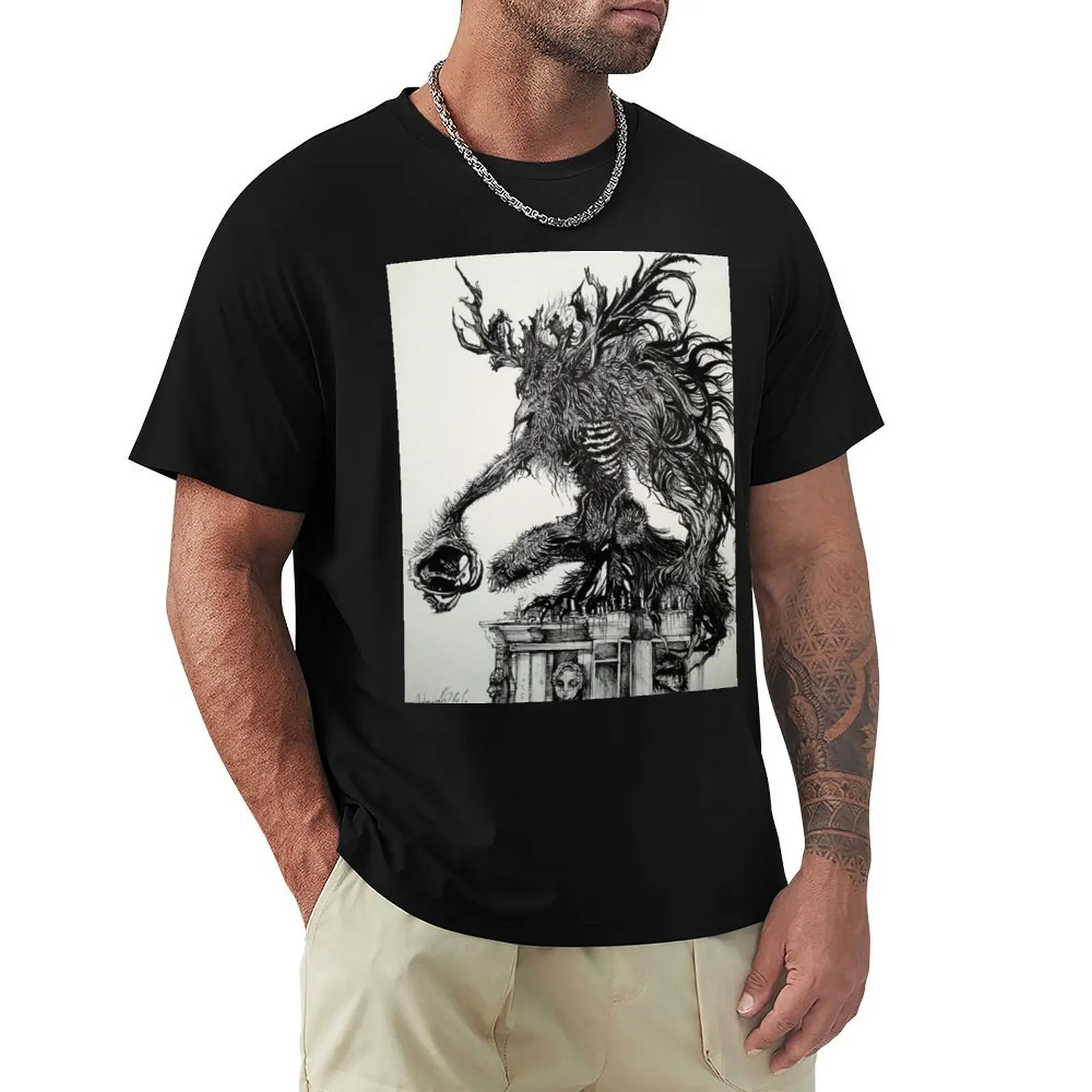 

Beast Cleric Dark Souls. Gothic art T-Shirt Casual Trendy Streetwear Tee Shirt