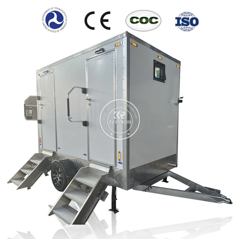 욕실 럭셔리 이동식 화장실 트레일러, 변기 트레일러, Vip 럭셔리 휴대용 화장실, 2024 새로운 디자인