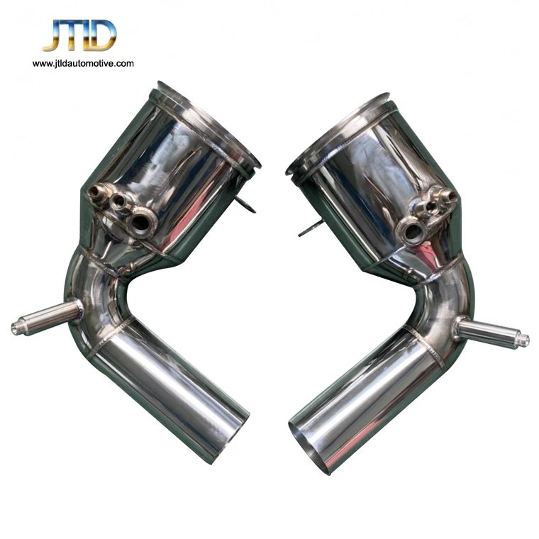 

Performance Stainless Steel Polished Catless Exhaust Downpipes for Porsche 992