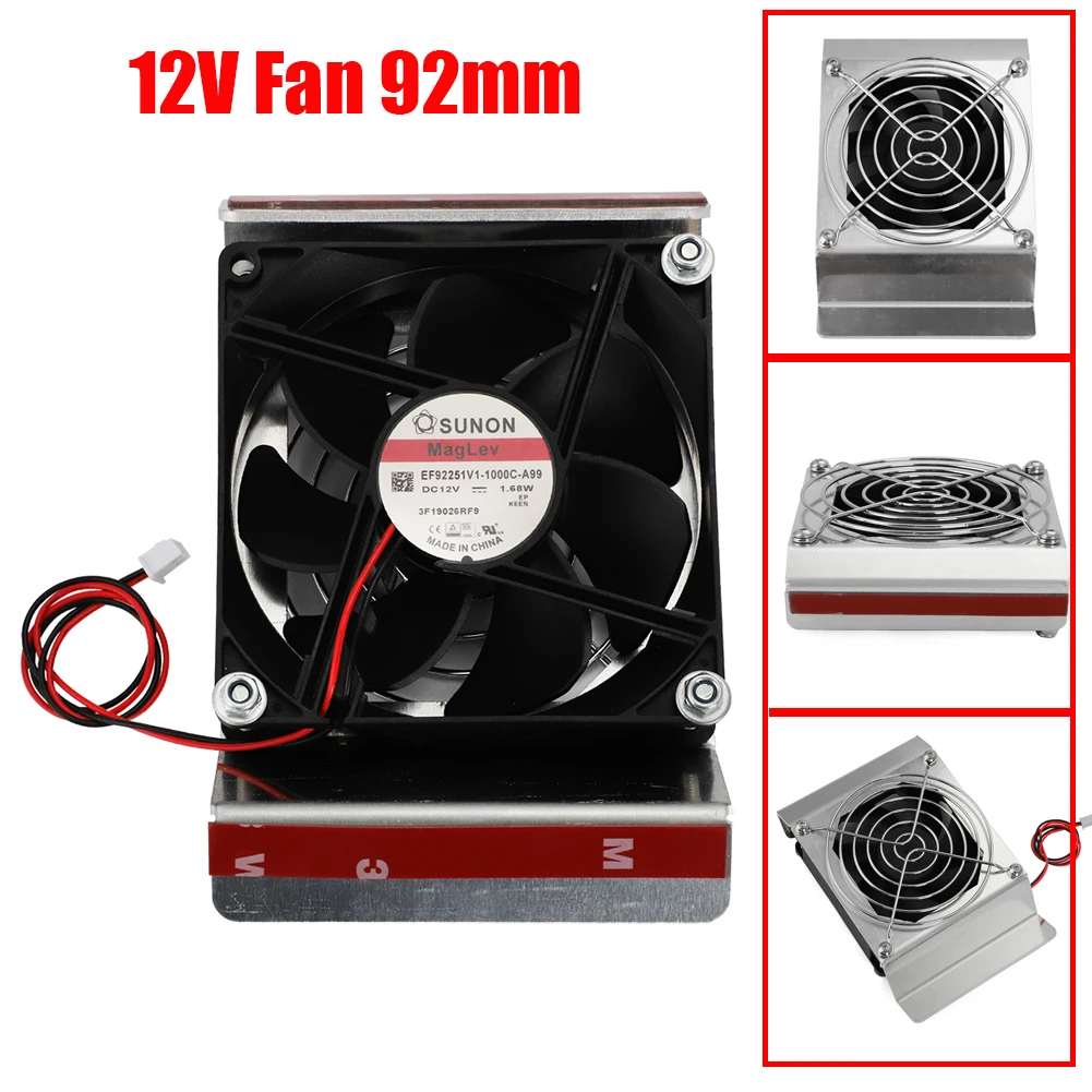 1 Set For Kings 85L Upright Fridge Cooling Fan with Aluminium Fan Bracket Hardware Kit