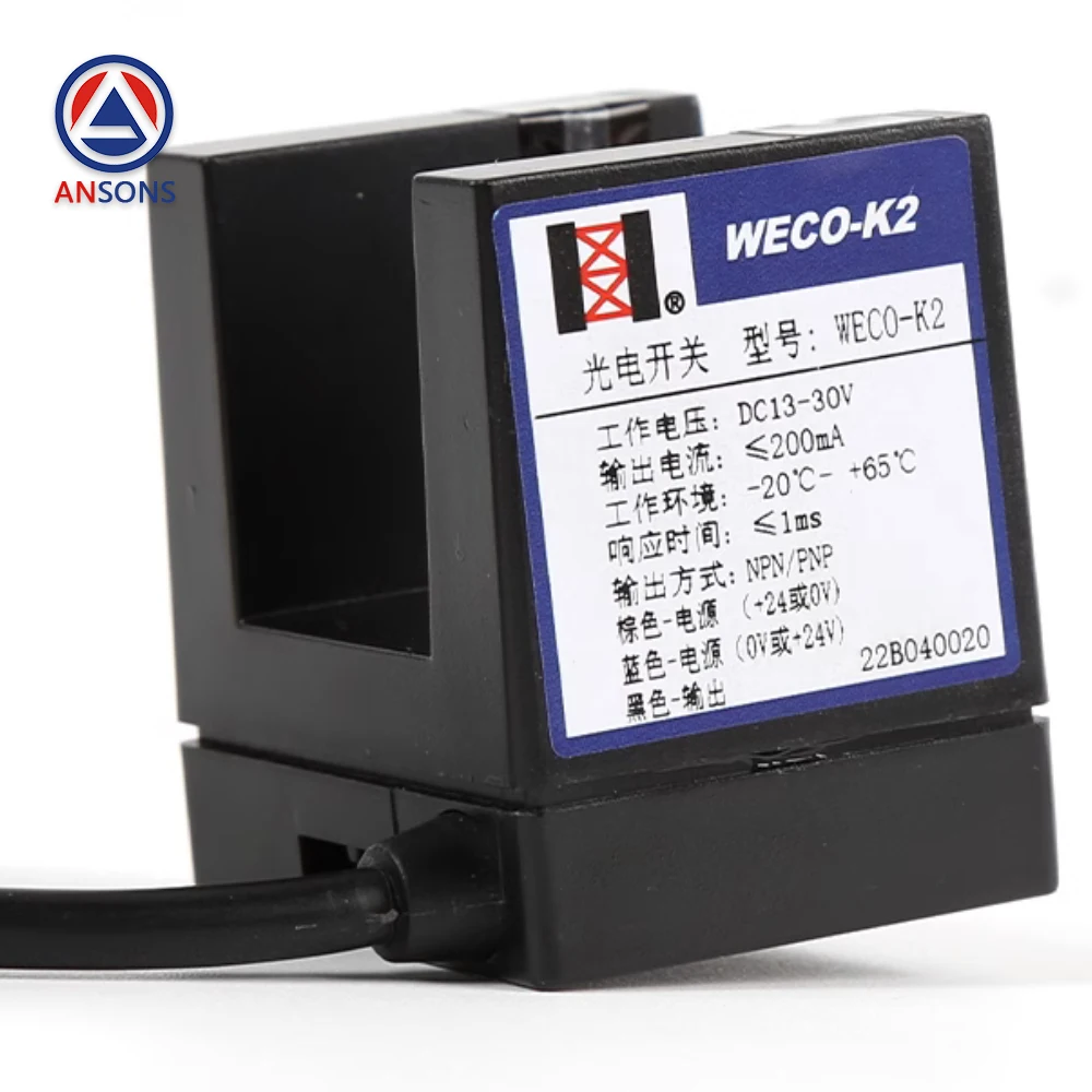 WECO-K2 WECO-K2-PNO WECO For OTIS Elevator Leveling Sensor Photoelectric Switch Ansons Elevator Spare Parts