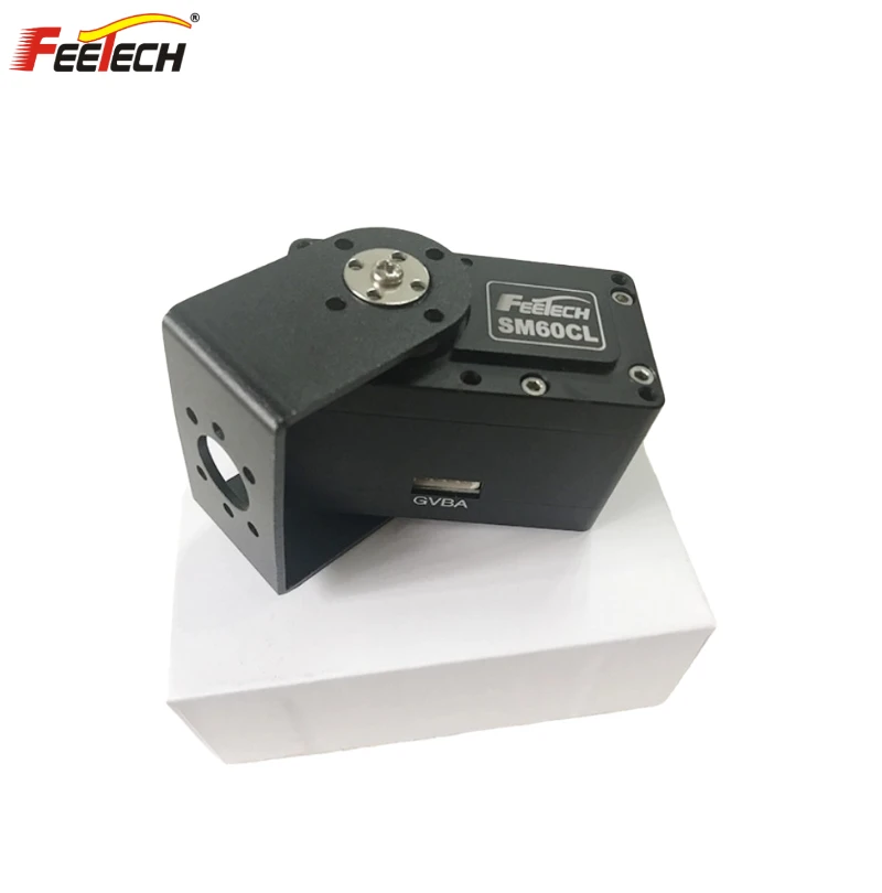 스마트 보호 기능이 있는 12V 60KG 금속 로봇 서보 및 로봇 산업 물류 장비용 다중 회전 연속 서보