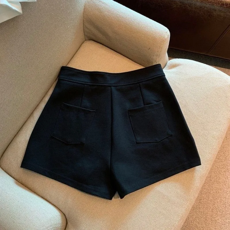 Shorts Women Soft Pure Fashion Breathable Spring Summer Hotsweet Korean Style Slim All-match Lady Basic Harajuku High Waist Cozy