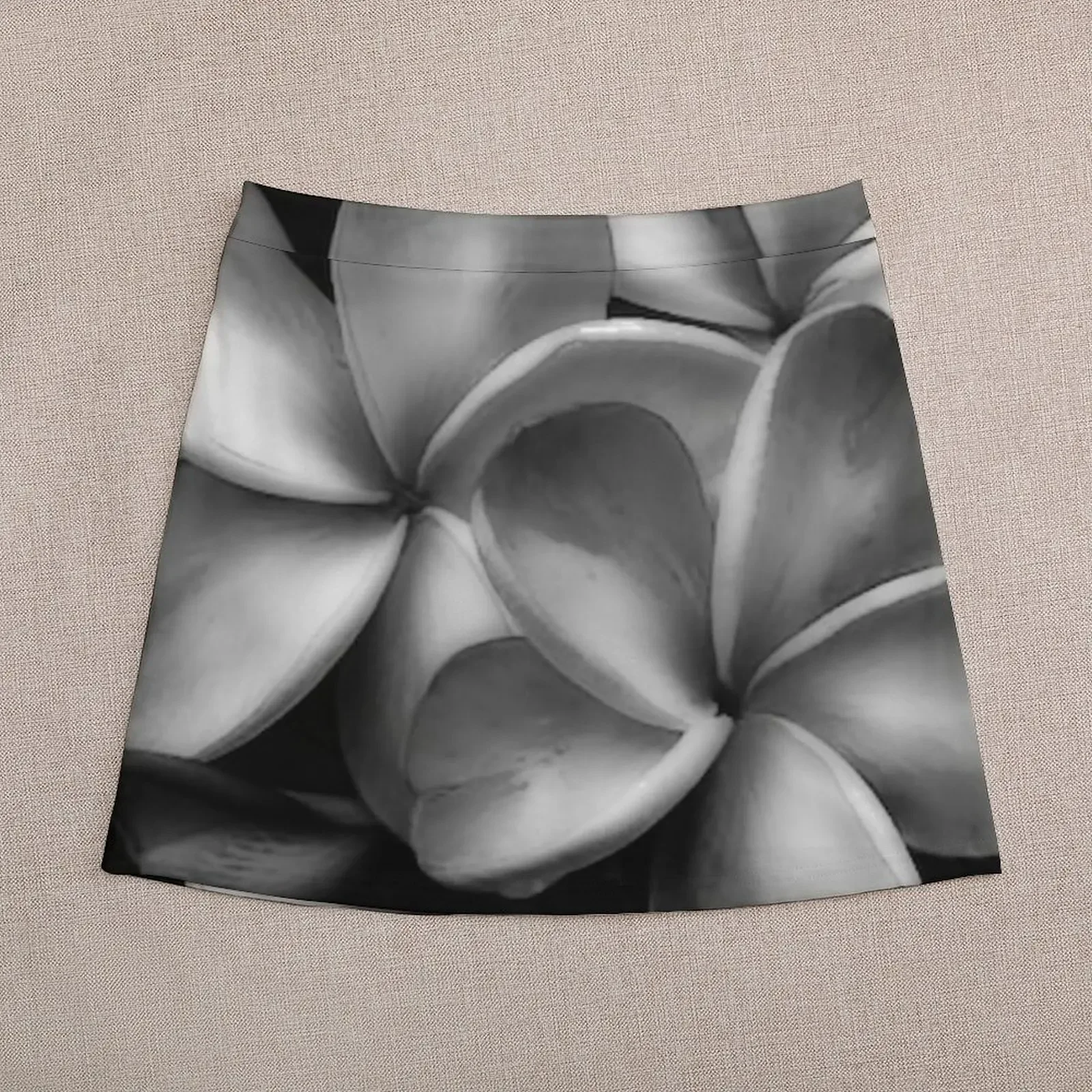 B/W Plumeria Flowers Mini Skirt womens clothing women's summer dress 2025 School uniform Mini Skirt