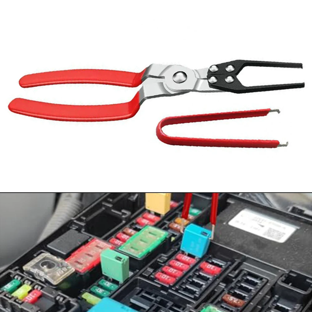 Car Relay Fuse Puller Car Remover Pliers Hand Tool For Automobile Repair Disassembly Clip