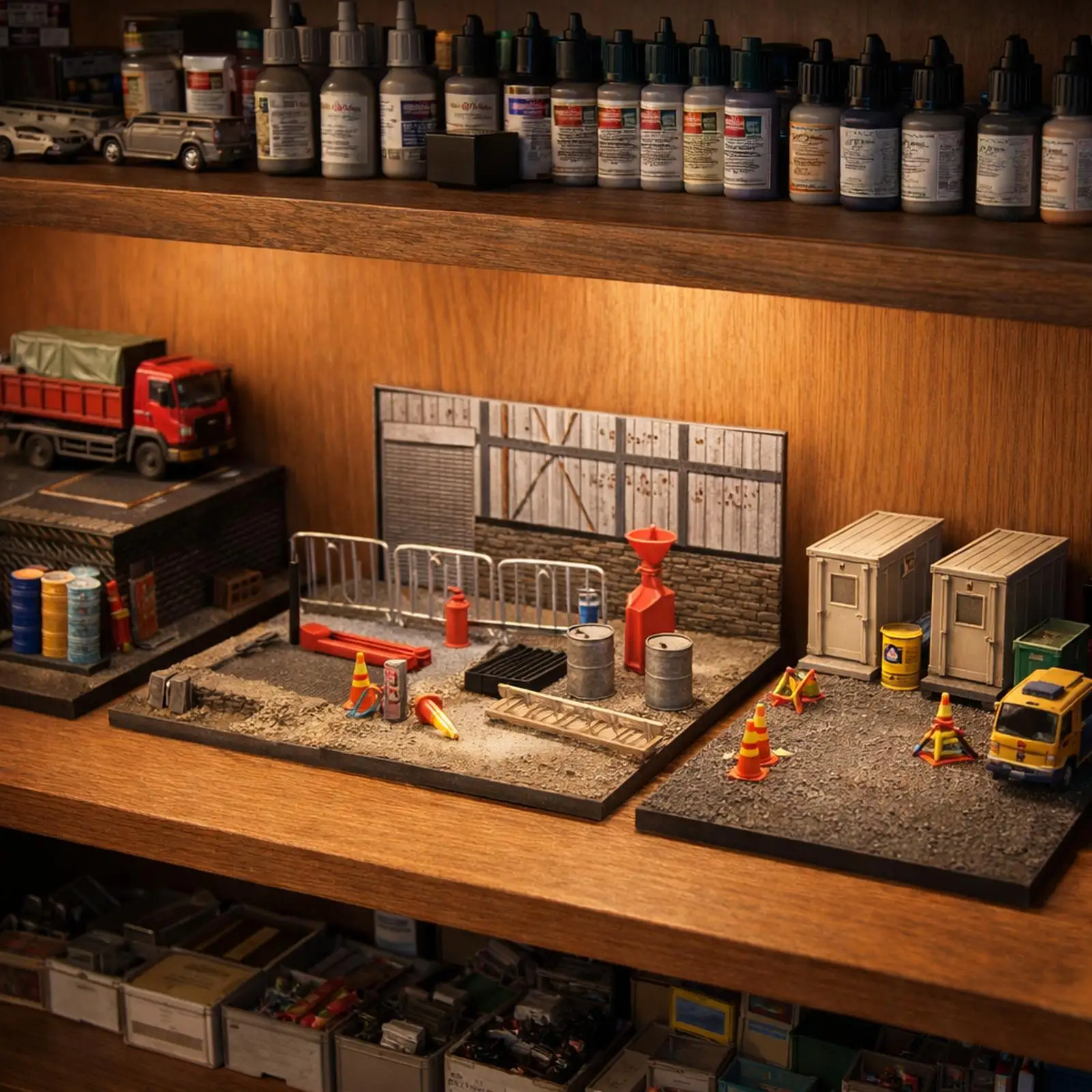 

11Pcs 1/64 Scale Traffic Road Signs Photography Mini Scene Model Scene Display Accessories