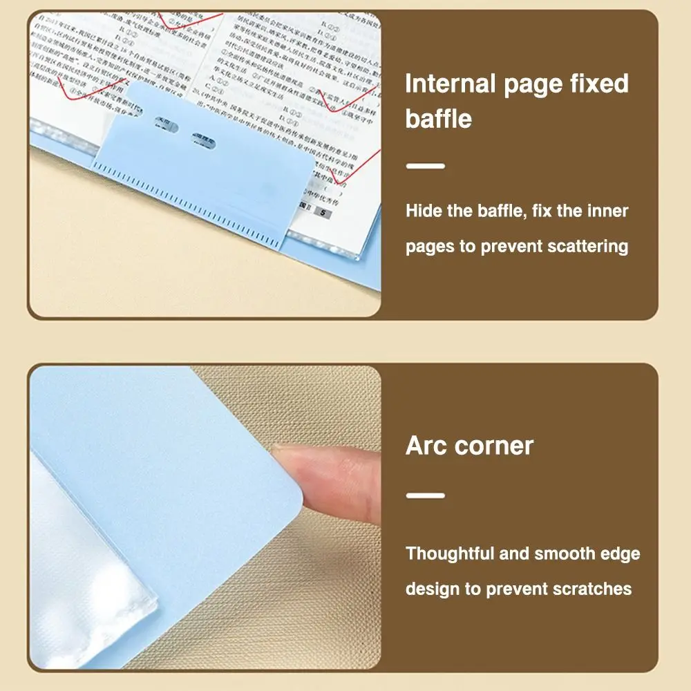 حقيبة مستندات مقاومة للماء والأوساخ ، كتيب تخزين ، مدرسة ومكتب ، سعة كبيرة ، مجلد ملفات A3 ، 20 صفحة ، 30 صفحة ، 40 صفحة