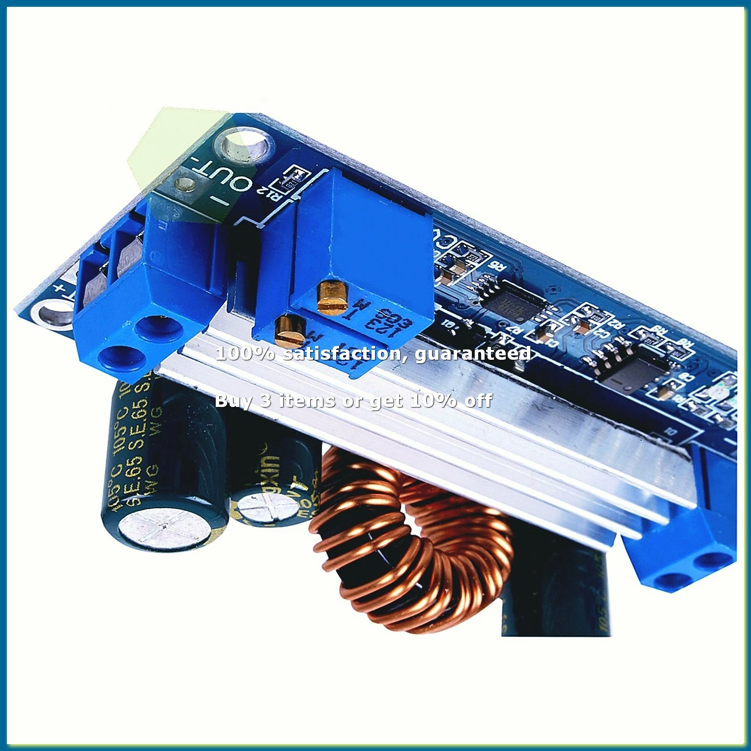 ●DC-DC Auto Buck Boost Voltage Converter Step Up Voltage Regulator Adjustable DC 5V-30V to