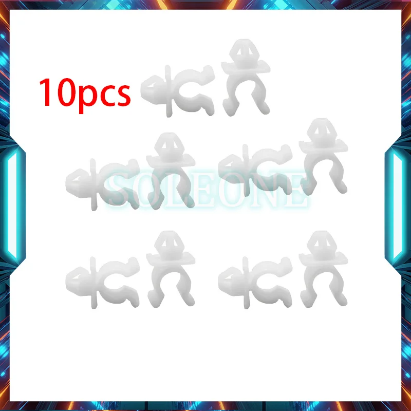 Bonnet Stay Retainer Clips 10pcs For Toyota Land Cruiser & Hilux 4Runner 53452-90351 5345290351 53455-14020 5345514020
