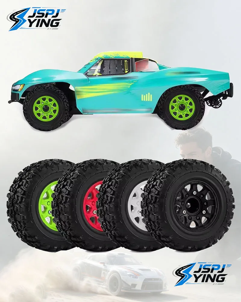 1/10 Scale Off-Road Rubber Tyres RC Short Course Truck Replacement Upgrade Parts for ARRMA Senton Traxxas Slash Losi Remo Hobby