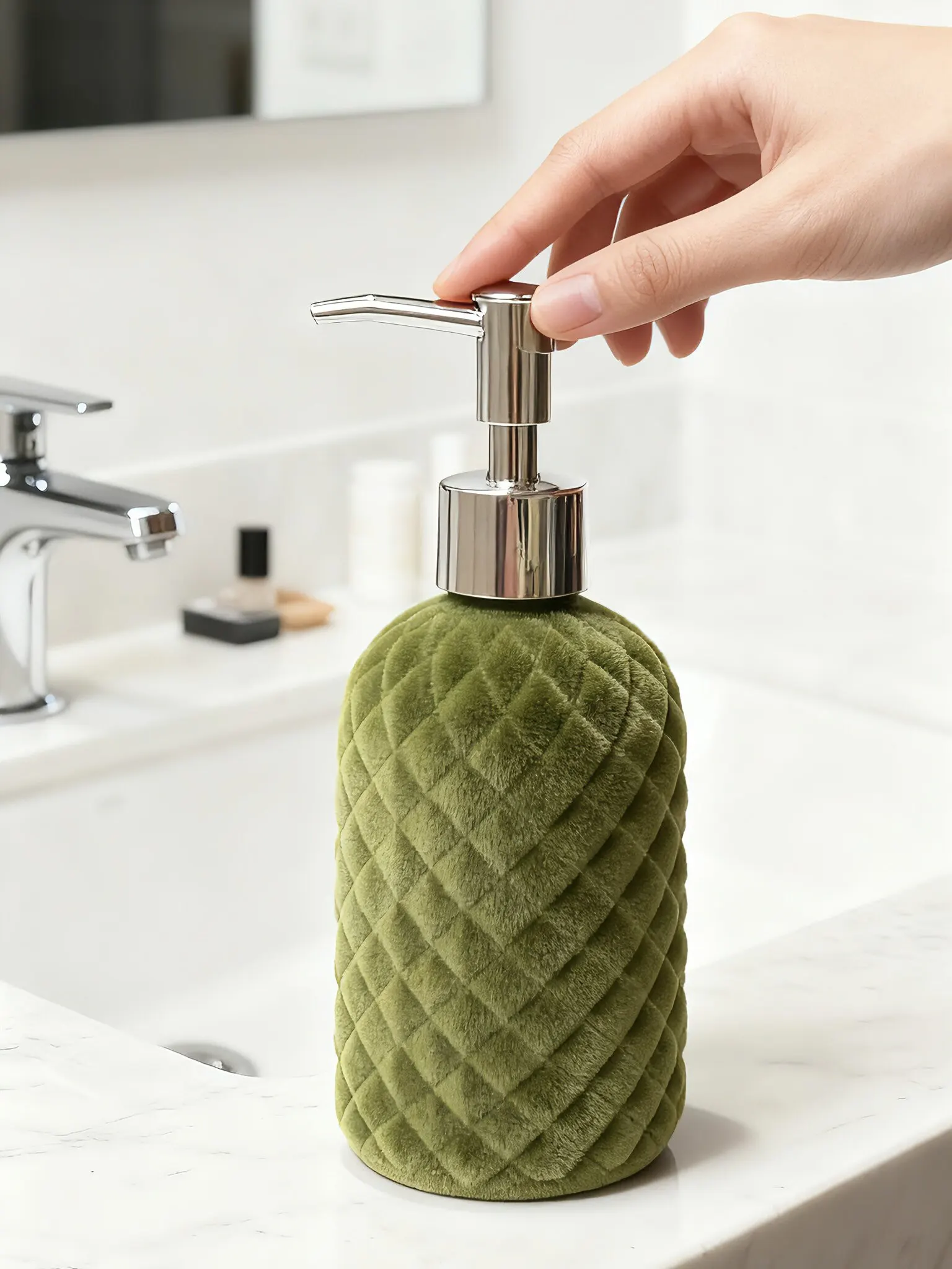 

400ml soap dispenser lotion bottle flocking hand sanitizer toilet shower gel press shampoo separate bottles shampoo dispenser