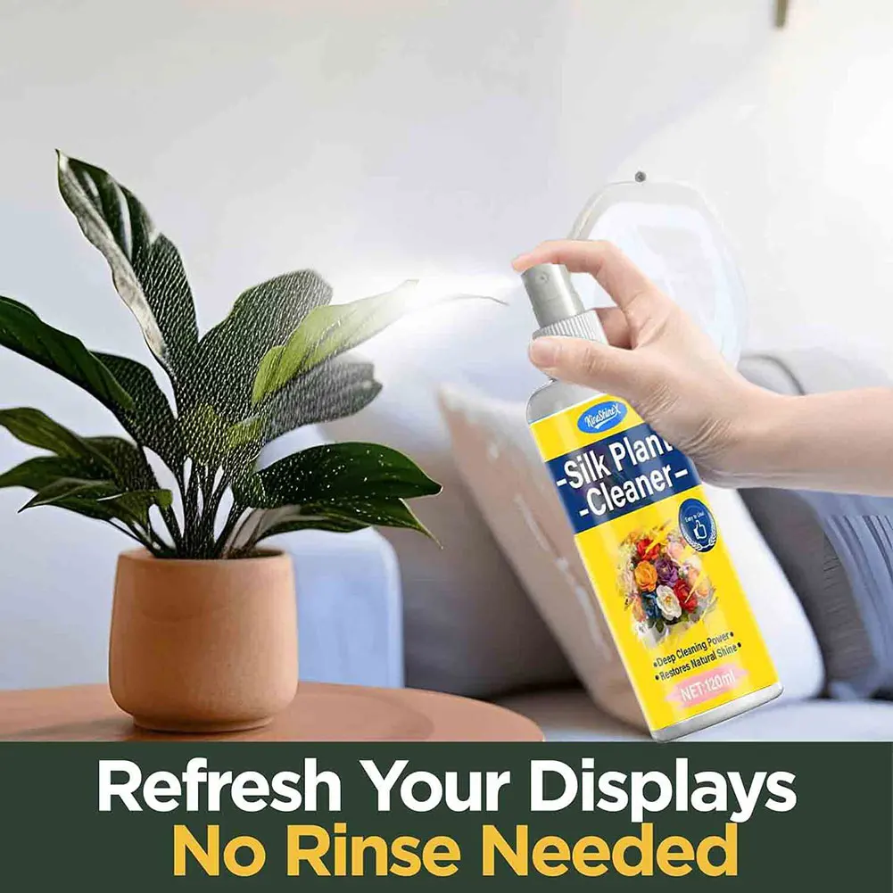 Silk Plant Cleaner Non-Sticky, Dust-Repelling Formulas For Floral Wreath