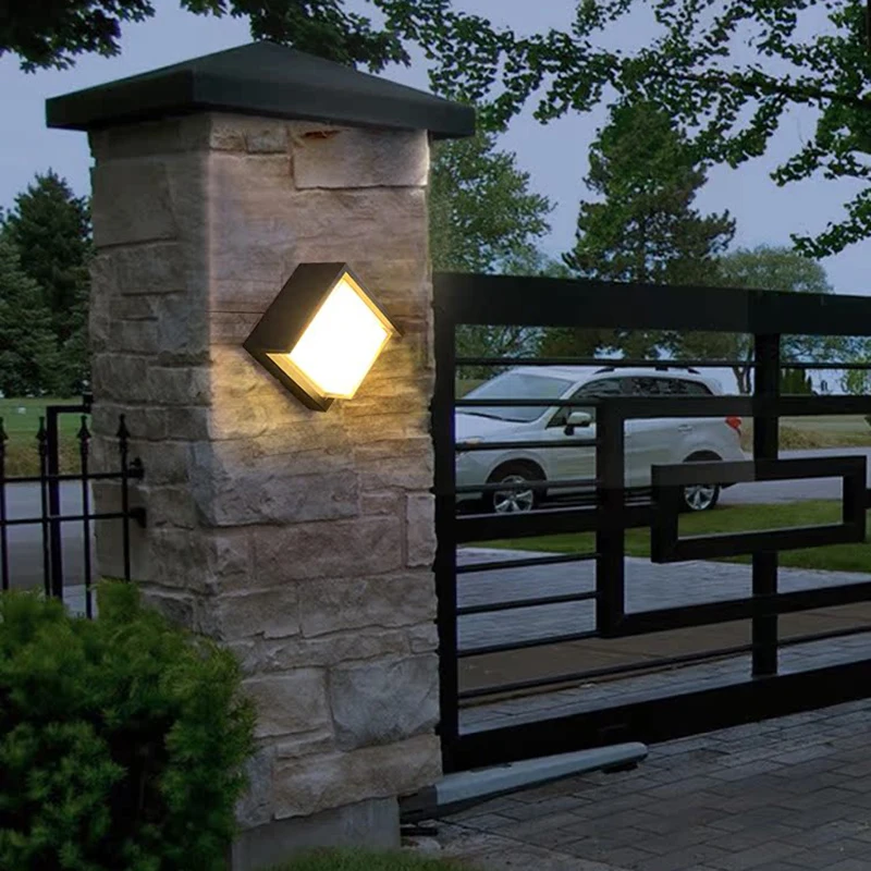 

Outdoor LED Wall Light Door Balcony Light Garden Villa Courtyard Decor Lighting Surface Mounted Ceiling Light External Wall Lamp