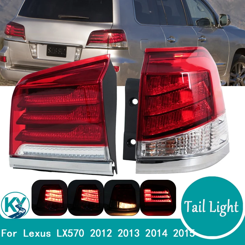 

Для Lexus LX570 2012-2015: задний фонарь, указатель поворота, стоп-сигнал, габаритный огонь, автомобильные аксессуары