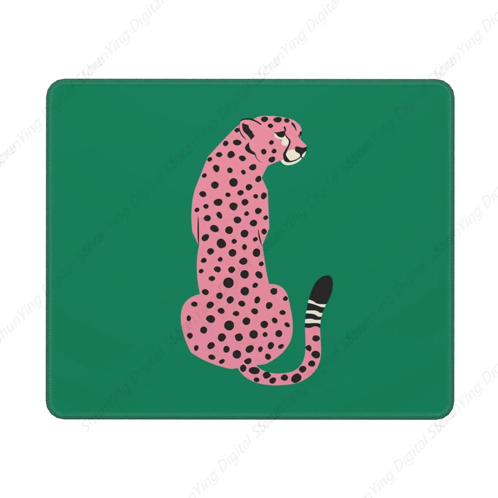 

Pink Leopard Print Mouse Pad Suitable For Non Slip Rubber Used For Home Office Decoration Desktop Accessories Mouse Pad 18*22cm