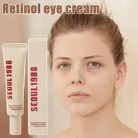 Crema de Ojos con Retinol SEOUL 1988 30ml - Hidratante Coreana, Iluminadora, Reduce las Ojeras, Apta para Pieles Sensibles, Cuidado de los Ojos