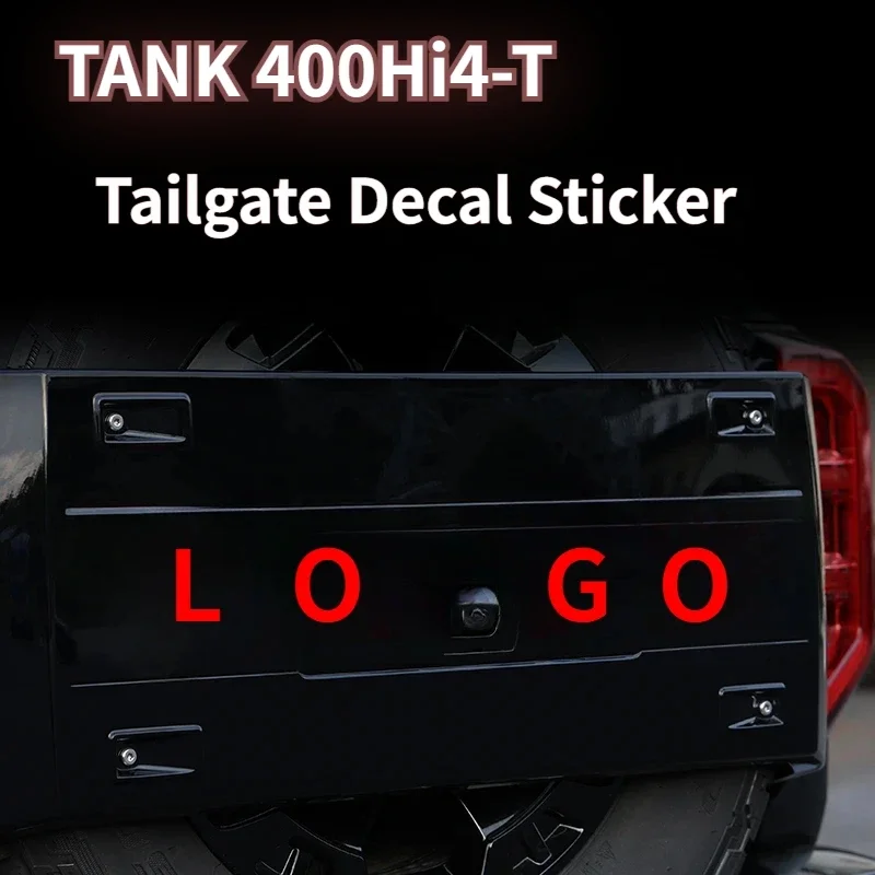 For TANK 400 Hi4-T Spare Tire Cover Modified Vehicle Logo Color Change Exterior Special Upgrade Supplies