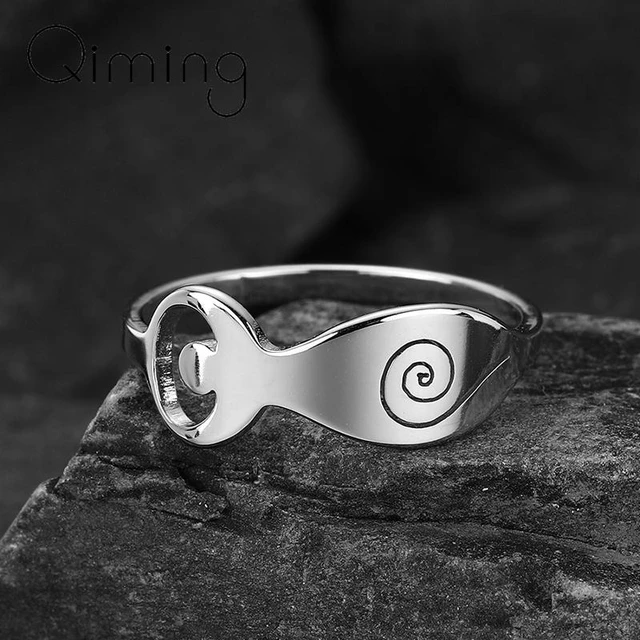 Fertility Pagan Moon Goddess Rings For Women Stainless Steel Talisman Witchcraft Jewelry Toe Finger Statement Ring Wedding Gift AliExpress
