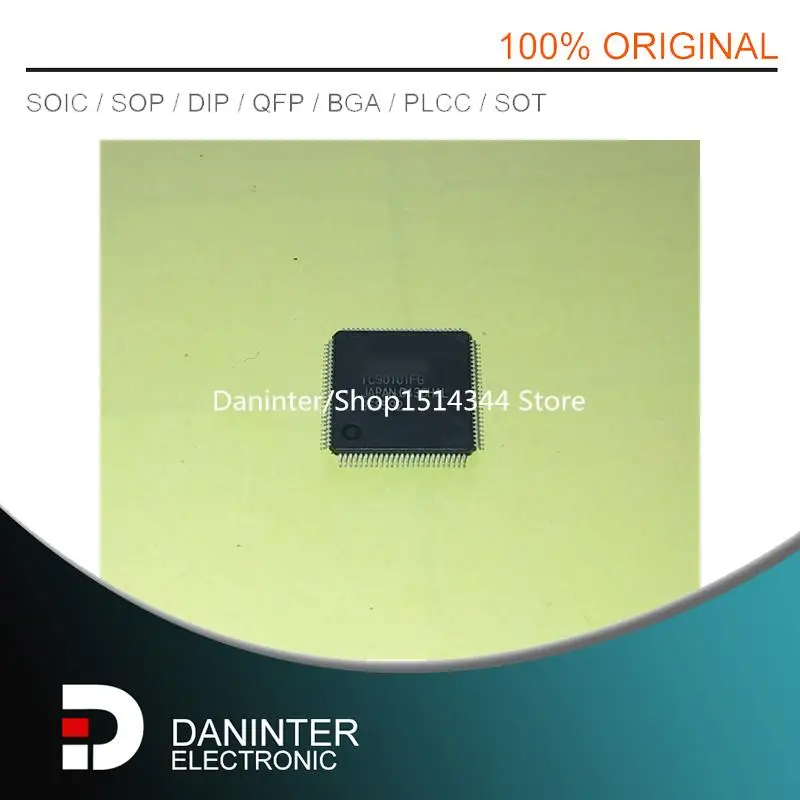 TC90101 TC90101FG Imported original TQFP100  5Pcs/LOT