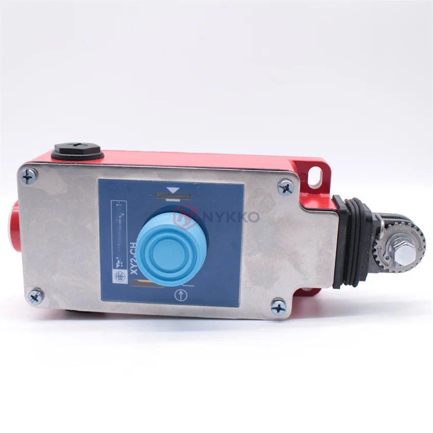 【2026】Original New Origin XY2CH13250 Latching Emergency Stop Rope Pull Switch 1NO+1NC Contacts IP65 30m Max Cable Length 1 Year