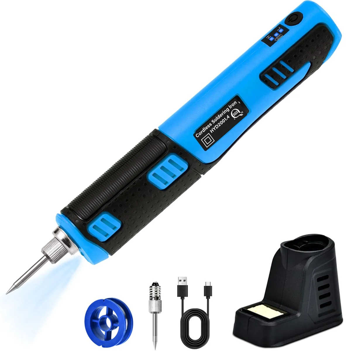 Soldering Iron Battery, Wireless Soldering Iron, Portable Battery Soldering Iron with Soldering Base