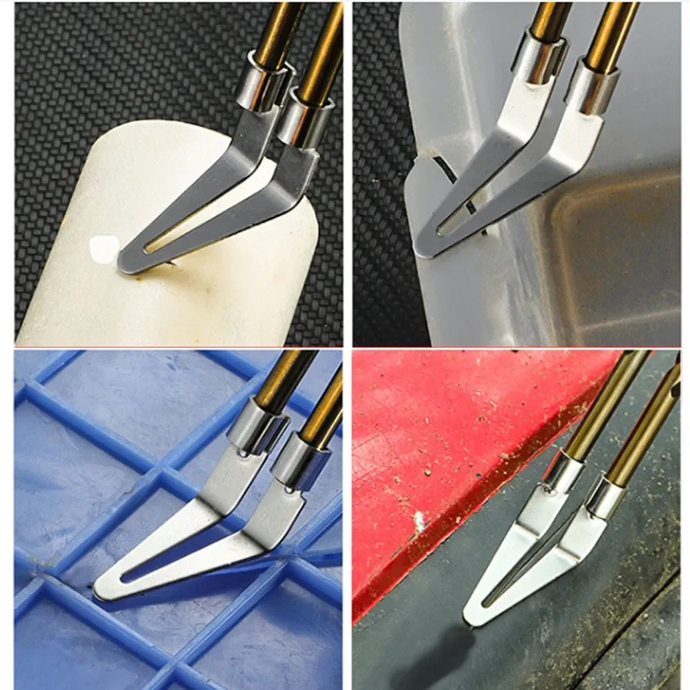 2/5pcs Welding Repair Iron Smooth Heads For Plastic Welding Tool Soldering Repair Iron Smooth Head 50x20x5mm For PP Plastic Pipe
