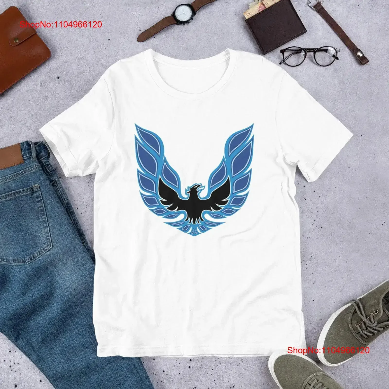 Blue Trans Am Firebird hood decal T Shirt vintage Washed streetwear Casual fashion Comfortable Slightly Stylish