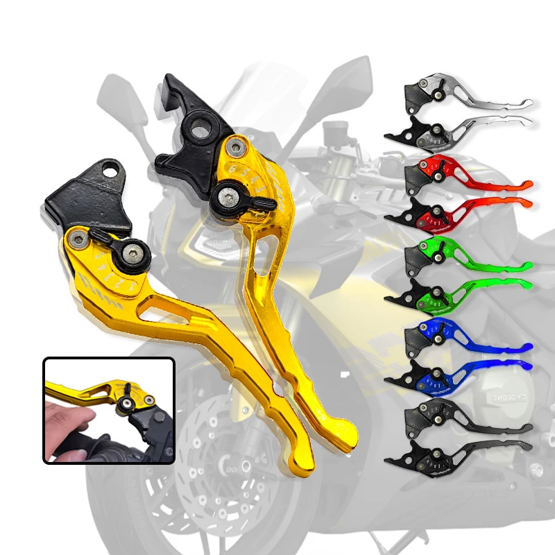

Motorcycle Brake Lever High Strength Aluminium Alloy Horn Brake Handle Left Disc Brake Rght Drum Brake Motorcycle Parts