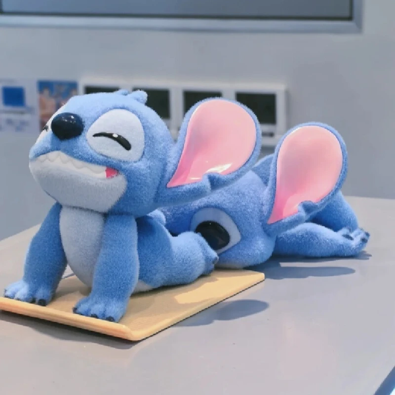 В наличии Новая Toptoy Stitch Vitality Yoga Series Фигурка Плюшевая глухая коробка Kawaii Настольный декор Украшения Подарки-сюрпризы на день рождения