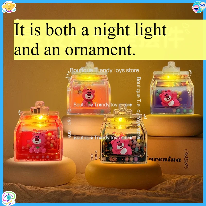 

Creative Luminous Liquid Quicksand Ornament - Light-Up Desktop Stress Relief Decorative Gift